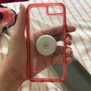 iPhone 6/7 Laut orange case w/ pop socket